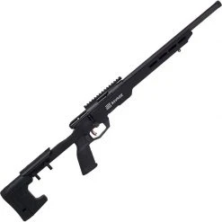 Savage B22 Precision .22 LR Bolt Action Rimfire Rifle 18" Heavy Threaded Barrel 10 Rounds With Picatinny Rail Aluminum MDT Chassis Black Finish