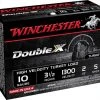 Winchester Double X Turkey Ammunition 10 Gauge 3-1/2" 2 Oz #5 Copper Plated Shot Shotgun Ammo 1 Winchester Double X Turkey Ammunition 10 Gauge 3-1/2" 2 Oz #5 Copper Plated Shot Shotgun Ammo