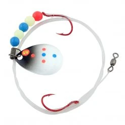 Spinnerbaits & Buzzbaits Northland Pro Walleye Crawler Harness # 3 Color Wonderbread White