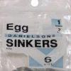 Danielson ES6 Egg Sinker 1 Oz Size 6 2 Pk 2 Danielson ES6 Egg Sinker 1 Oz Size 6 2 Pk