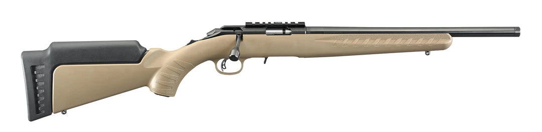 Rifles RUGER AMERICAN RIMFIRE 22LR 16.1" BARREL TAN 3 Rifles RUGER AMERICAN RIMFIRE 22LR 16.1" BARREL TAN