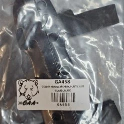 GOLDEN ARROW ARCHERY GAA PLASTIC ARM GUARD 6" BLACK