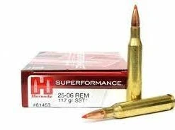 HORNADY SUPERFORMANCE 25-06 REM 117 GR SST