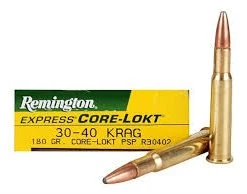REMINGTON CORE-LOKT 30-40 KRAG 180GR PSP Rifle Ammo