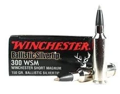 Rifle Ammo WINCHESTER BALLISTIC SILVERTIP 300 WSM 180 GR