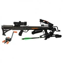 FERADYNE OUTDOORS Rocky Mountain RM405 Black Crossbow Package With Crank Archery