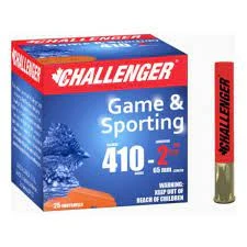 Challenger Ammo 40088 Target 4008 Shotshell 410 GA, 2-1/2 In, No. 8, 1/2 Oz, Shotgun Ammo