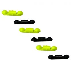 Scotty 1008 Stoppers For Line Releases - Auto Stop- 6 Per Pack Black - Yellow Accessories