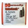 HORNADY 6.5mm .264 140 Gr InterLock® SP Rifle Ammo
