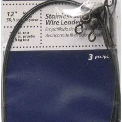 Danielson Wire Leader 30 Lb Test Black 12 3pk