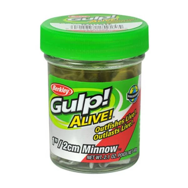 BERKLEY - GULP ALIVE MINNOW JARS Soft Baits 4 BERKLEY - GULP ALIVE MINNOW JARS Soft Baits
