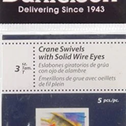 Danielson Crane Swivels With Solid Wire Eyes - #3 Terminal Tackle