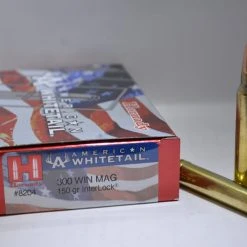 Hornady American Whitetail 300 WIN 150 Gr Interlock Rifle Ammo