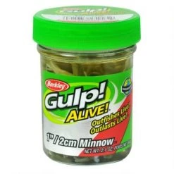 BERKLEY - GULP ALIVE MINNOW JARS Soft Baits 11 BERKLEY - GULP ALIVE MINNOW JARS Soft Baits