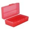 MTM FLIPTOP PISTOL AMMO CASE 9MM-RED