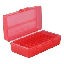 MTM FLIPTOP PISTOL AMMO CASE 9MM-RED