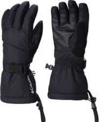 COLUMBIA WHIRLIBIRD GLOVES - BLACK W GREY Hunting Apparel