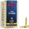 CCI 17 HMR 20 GR FMJ 50 RDS