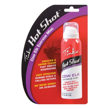 TINK'S Hunting Accessories Tinks Hot Shot Cow Elk Estrous Mist B 3 TINK'S Hunting Accessories Tinks Hot Shot Cow Elk Estrous Mist B