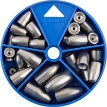 Danielson EQWW0 Worm Weight Steel Sinker 1/16oz 15pk Terminal Tackle