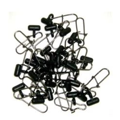 Eagle Claw Fishfinder With Duolock Snap Sinker Slides Large Black 36 PK Terminal Tackle