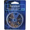 Danielson D1002 Snap Swivel Assortment Brass W-Dial Box 20pc Terminal Tackle
