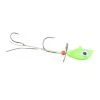 Mustad Addicted Walleye Death Spinner Jig 1/4 Oz - Limetreuse