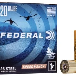 Shotgun Ammo FEDERAL SPEED-SHOK 20 GA 2 3/4" STEEL #7