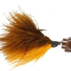 Freedom Marabou Swing Jig 1/8 Oz Brown Orange Terminal Tackle