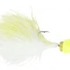 Freedom 80041 Marabou Swing Jig 1/8 Oz Lead Free Chartreuse-White Terminal Tackle