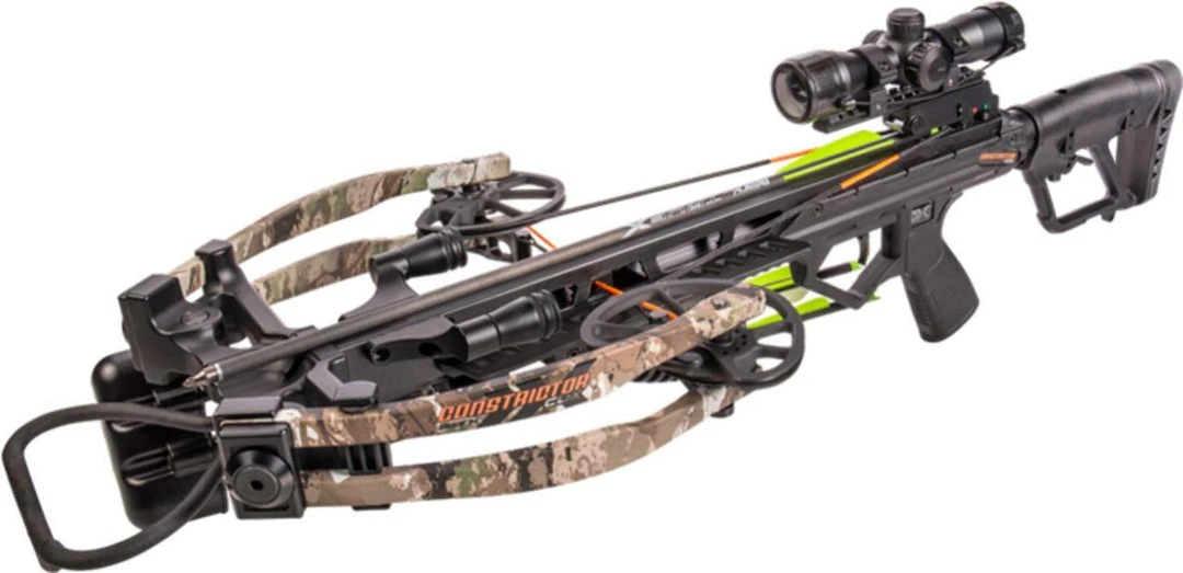 Bear Archery BearX Constrictor CDX Crossbow Package With Illum Scope Rope & Bolts RH / LH - Veil Stroke Camo 3 Bear Archery BearX Constrictor CDX Crossbow Package With Illum Scope Rope & Bolts RH / LH - Veil Stroke Camo