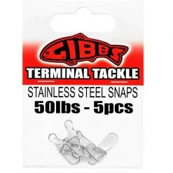 GIBBS STAINLESS STEEL SNAPS Terminal Tackle