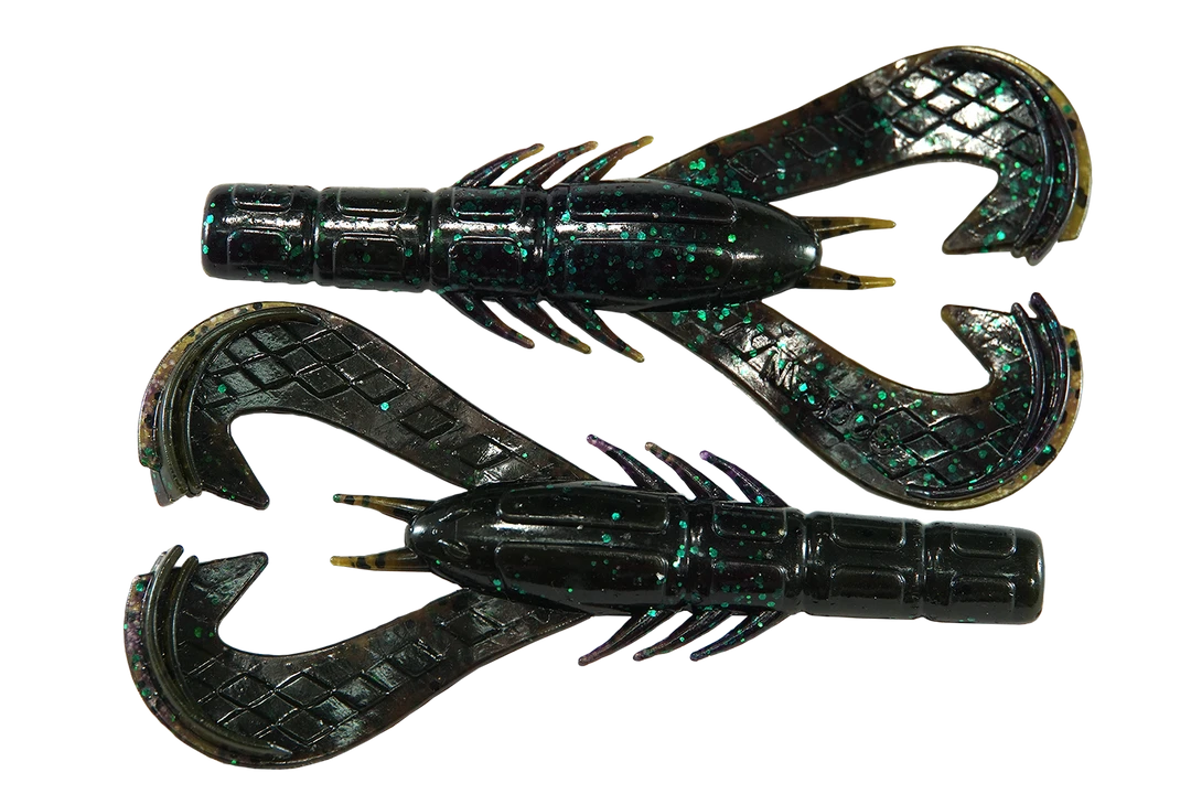 GOOGAN BAITS Soft Baits Krackin' Craw (7PK) 4 GOOGAN BAITS Soft Baits Krackin' Craw (7PK)