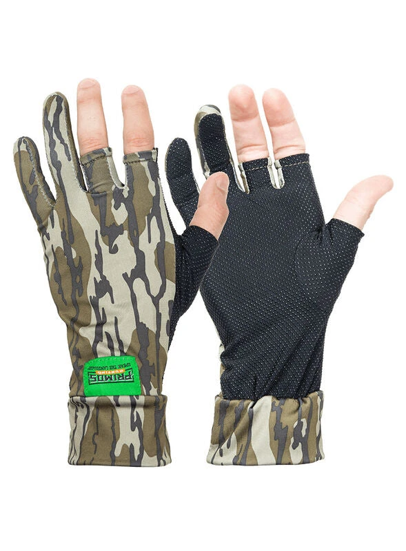 Hunting Apparel PRIMOS STRETCH FINGERLESS SURE GRIP GLOVES MOSSY OAK BOTTOMLAND 3 Hunting Apparel PRIMOS STRETCH FINGERLESS SURE GRIP GLOVES MOSSY OAK BOTTOMLAND