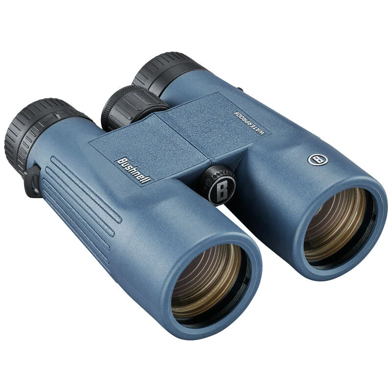 BUSHNELL H2O 10X42 WATERPROOF BINOCULARS BLUE 3 BUSHNELL H2O 10X42 WATERPROOF BINOCULARS BLUE