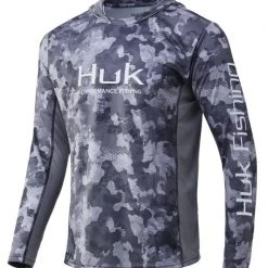 HUK ICON X RERACTION CAMO HOODIE