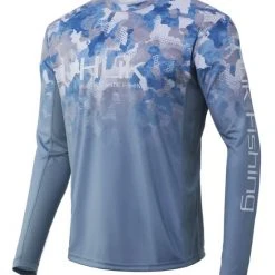 Fishing Apparel HUK ICON X REFRACTION CAMO FADE LS TEE