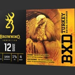 BROWNING BXD TURKEY 12 GA 3" 1 5/8 Oz NO. 4 Shotgun Ammo