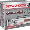 Rifle Ammo WINCHESTER VARMINT X .22 HORNET 35 GR