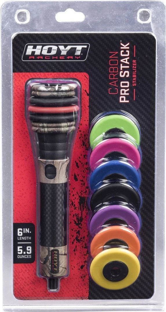 HOYT CARBON PRO STACK BLACK COMPOUND BOW STABILIZER Archery 3 HOYT CARBON PRO STACK BLACK COMPOUND BOW STABILIZER Archery