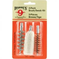 HOPPES HOPPE'S 3-PACK BRUSH/SWAB KIT 12 GA Cleaning