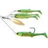 High Falls Outfitters Livetarget Baitball Spinner Rig, Medium, 4/0 Hook, 3/8 OZ, Green Pumpkinseed/Silver