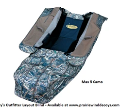 GREENHEAD GEAR AVERY- OUTFITTER LAYOUT BLIND MAX-5 Blinds & Treestands