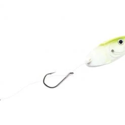 Luhr-Jensen Cut Bait Teaser Head With Rigging CHARTREUSE GLOW Accessories
