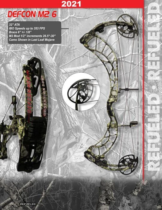 OBSESSION BOWS OBSESSION DEFCON M2 6 COMPOUND BOW 3 OBSESSION BOWS OBSESSION DEFCON M2 6 COMPOUND BOW