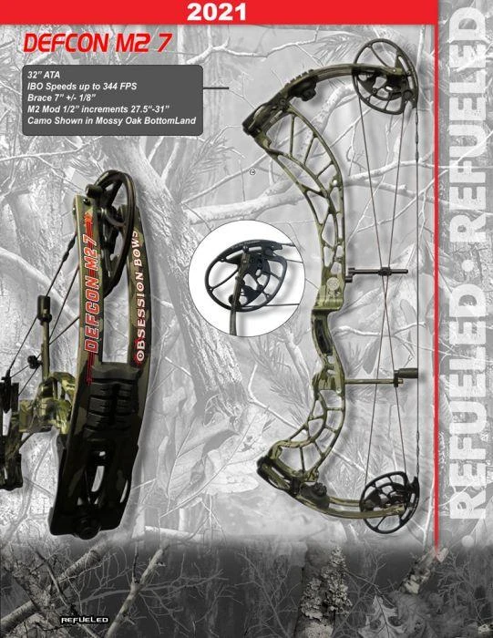 OBSESSION BOWS Archery OBSESSION DEFCON M2 7 COMPOUND BOW 3 OBSESSION BOWS Archery OBSESSION DEFCON M2 7 COMPOUND BOW