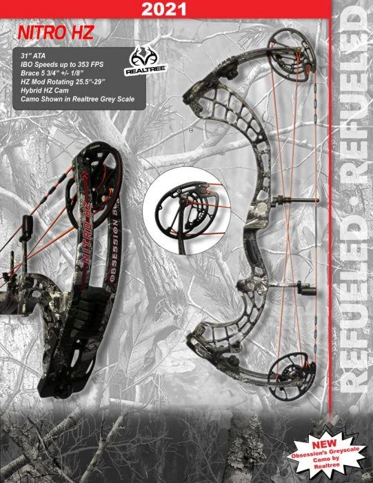 OBSESSION BOWS OBSESSION NITRO HZ COMPOUND BOW Archery 3 OBSESSION BOWS OBSESSION NITRO HZ COMPOUND BOW Archery