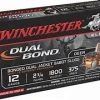 WINCHESTER DUAL BOND JACKET SABOT SLUGS 12 GA 2 3/4" 375 GR