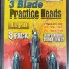 RAGE 3 BLADE PRACTICE 100GR 3PK 1 RAGE 3 BLADE PRACTICE 100GR 3PK