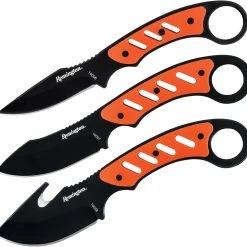 Knives REMINGTON SPORTSMAN 3PC SET BLACK/ORANGE